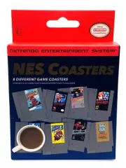 NIB Nintendo NES Game Coasters Set Of 8 2017