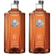 Clean Co Non-Alcoholic Whiskey Alternative 700ml 2 Pack | Made in England |