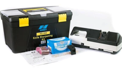 Nirey KE-500 Knife Sharpener Kit with Tool Box, Professional Knife Sharpeners,