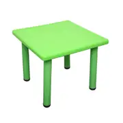 60x60cm Kid's Adjustable Square Table Desk Green
