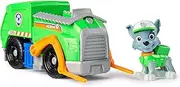 PAW Patrol, Rocky’s Recycle Truck, Toy Vehicle with Collectible Action Figure, Sustainably Minded Kids Toys for Boys & Girls Ages 3 and Up