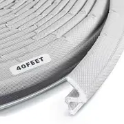 40Ft Kerf Weather Stripping Soundproof Door Seal Strip Q Foam Door Frame Strip