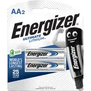Energizer Ultimate Lithium Aa Batteries 2 Pack