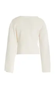 [Erdem] Draped Organic Cotton-Wool Sweater