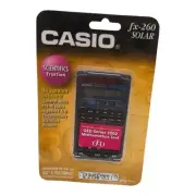 Solar FX 260 Casio Black Scientific Calculator School SAT PSAT Fractions Calc