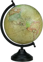 Crayon Multicolour Desk and Tabletop Political World Globe/Educational Globe/Gift Item/Crayon Multicolour
