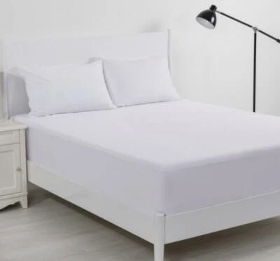 NEW BIANCA DELUXE WATERPROOF MATTRESS PROTECTOR FITTED 100% COTTON KING SINGLE