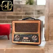 Retro Vintage Radio Bluetooth,Portable Radio AM FM SW with Best Sound, AC, 1200M