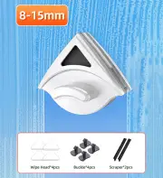 Joybos® 3-32mm Adjustable Magnetic Double Sided Window Cleaner 8-15MM