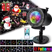 Proyector Laser Luces 6 LEDs Navideñas Para Exterior Casa De Navidad Decoracion