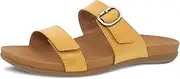 [Dansko] Justine Adjustable Sandal for Women - Leather Linings and Uppers for All-Day Comfort - Dual-Density EVA Footbed and Lightweight Rubber Outsole for Long-Lasting Wear