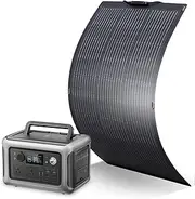 ALLPOWERS Portable Power Station R600 299Wh 600W LiFePO4 Battery w/ 100W Solar Panel SF100 Solar Generator 1 Hour Fast Charging MPPT UPS Power Supply Backup for Emergency Camping RV Home Use