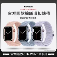 在飛比找蝦皮購物優惠-Apple Watch錶帶蘋果手錶尼龍彈力錶帶iwatch 