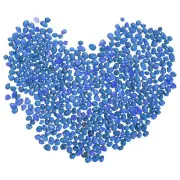 200g/0.44lb 5-7mm Glass Stones Pebbles Decor for Vase Filler Aquarium, Blue