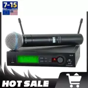 Professional Wireless UHF Microphone System Super Cardioid For SLX24 Microphone