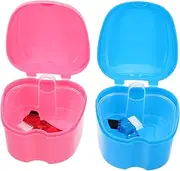 SAFIGLE Portable Toothbrush Travel Case Double Sided Brush Cleaning Kit Brush Braces Box Stylish for Home Travel Use