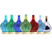 Usb Firework Ultrasonic Aroma Aromatherapy Diffuser 3D Light Humidifiers