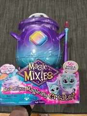 Magic Mixies Magical Misting Purple Cauldron Kit Interactive 8" Plush Toy