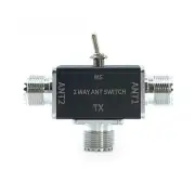 2-Way Manual Coaxial Antenna Switch Adapter Converter 0-50MHz for Radio Antenna