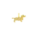 9ct Gold Dachshund Dog Pendant
