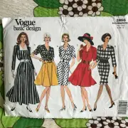 Vogue 2715 VTG Sewing Pattern Vogue's Basic Design 12-14-16 Uncut