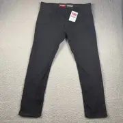 Wrangler Flex Unlimited Comfort Tapered Fit Pants Men's 38x32 Black New