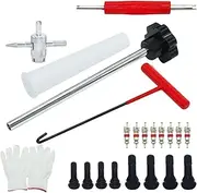 Tire Valve Stem Removal Tool Tire Valve Core Remover Installer Tool Valve Stem Removal Tool for Truck ATV Cars, 23pcs