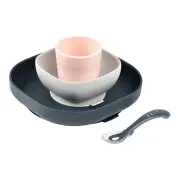 Silicone Suction Meal Set - Night Blue
