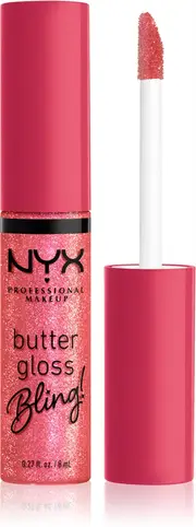 NYX Professional Makeup Butter Gloss Bling Glossy Lip Gloss Color 05 She Got Money 8ml