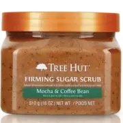 Lot of 2 Tree Hut Firming Sugar Scrub with Caffeine Mocha & Coffee Bean 18 OZ