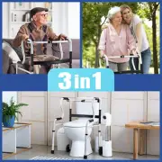 Folding Walker Medical Walking Frame Elderly Adult Mobility Standing Aid Height