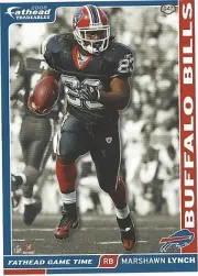 MARSHAWN LYNCH BUFFALO BILLS CAL BEARS SEAHAWKS FATHEAD TRADEABLES 2008 G47