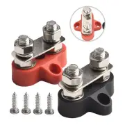 Heavy Duty Stainless Steel Power Distribution Post with M8 Terminal Studs
