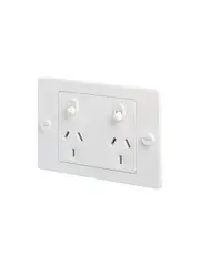 Buster + Punch V2 Double GPO in White