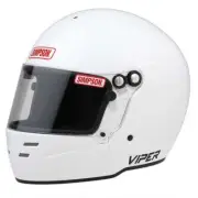 Simpson Racing 7100041 Snell SA2020 Viper Racing Helmet - Adult XL - White