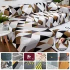 Geometric Elastic Sofa Covers L Shape Need Buy 2PCS Slipcovers Chair Protector