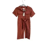Jonathan Simkhai x Lelebelle Karrie Playsuit in Cayenne Size 2T NWT