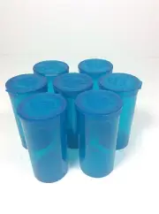 50 PC BLUE Squeeze Pop Top Stash Can Jar Tube Bottles 2.75" x 1.25" 50ml 13 DRAM