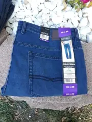 Buffalo David Bitton Men's Jeans 40x29 Jackson Slim Straight Stretch Med BLU NWT