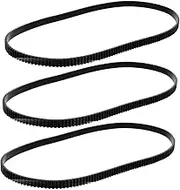 OKUMEYR Bread Machine Accessories 3pcs Toothed Belt Pulley Belt Timing Belt Set for Bread Makers Made of Rubber