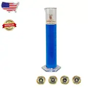 High-Quality 2000ml Graduated Borosilicate Cylinder with Stable Hexagonal Base