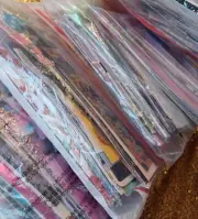 Ephemera Lot Mystery Junk Journaling Crafting Supplies Scrapbooking Mixed Media