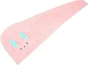 FRCOLOR Cartoon Hair Drying Hat Soft Cotton Bath Hat for Quick Hair Dry Absorbent Towel