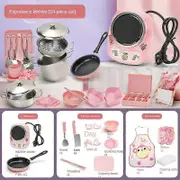 Girl Baby Can Cook Funny Mini Kitchen Real Cooked Family Toy Set Birthday Gift Girl Toys trial version