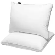 Bed Pillows Standard Size Set of 2, Hotel Quality Standard Pillows 2 Pack for