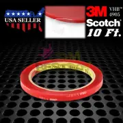 Genuine 3M VHB #4905 Clear Double-Sided Tape Mounting Automotive 8mmx10FT
