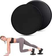 Core Sliders - Dual Sided Gliding Discs, Abdominal Exercise Equipment, Ideal for Ab & Core Workouts