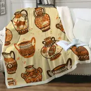 Ancient Urns Throw Blanket