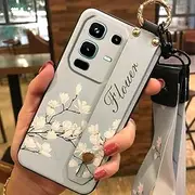 Phone Case Compatible with infinix Note50 4G/Note50 Pro 4G/X6858, Waterproof Wristband Anti-dust Anti-Knock Protective Soft case Wrist Strap