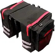 Bicycle Rear Shelf Side Bag Mountain Bike Backpack Pack Backpack dle Bag ycle Travel Luggage Rack Rear Tailstock Storage -, with Reflective Strip